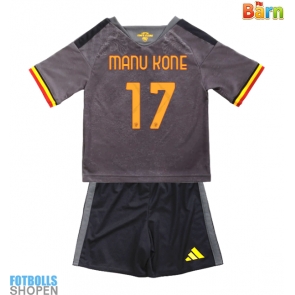 Billiga AS Roma Manu Kone #17 Tredjeställ Barn 2026-27 Kortärmad (+ Korta byxor)